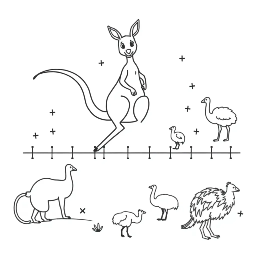 Multiplication worksheet illustration