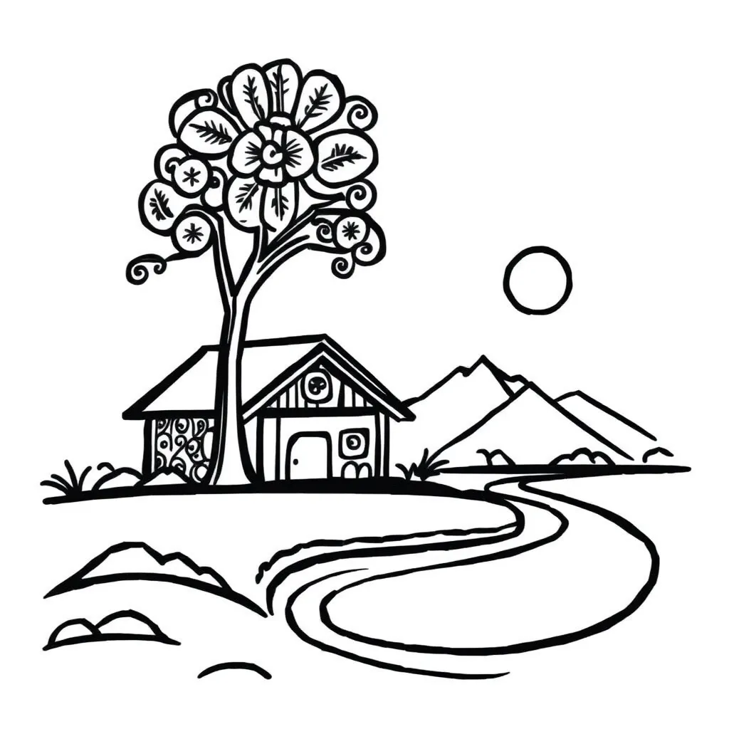 Mystery adventure illustration