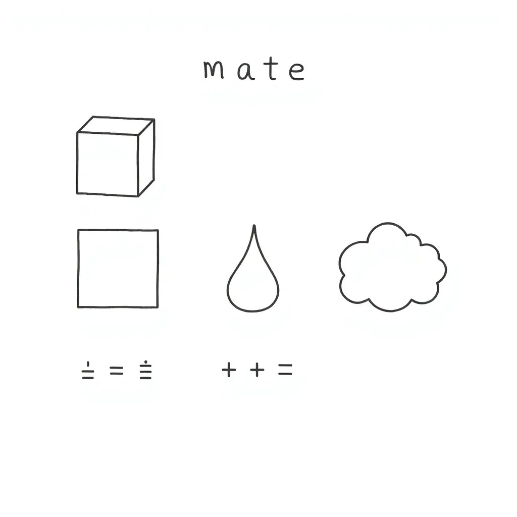 Science and math integration illustration