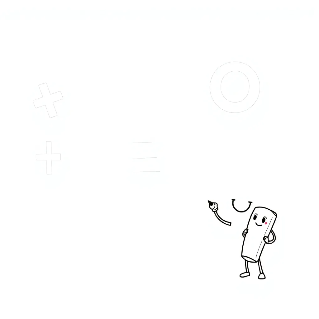 Mathematical expressions and prime numbers illustration