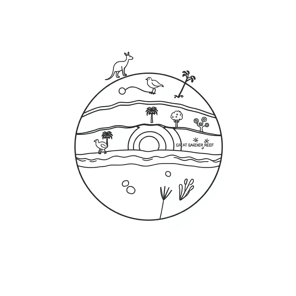 Cross-section diagram of Earth's layers
