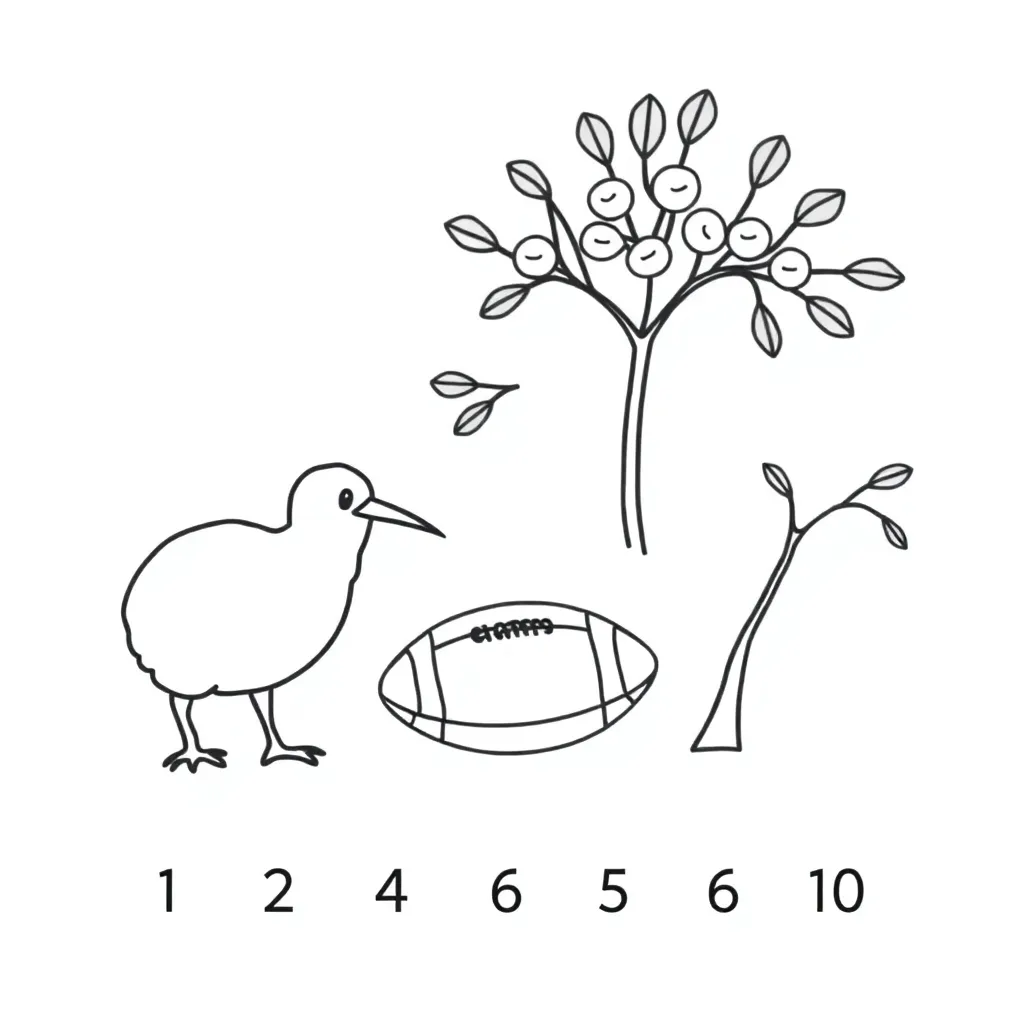 Children counting and adding numbers