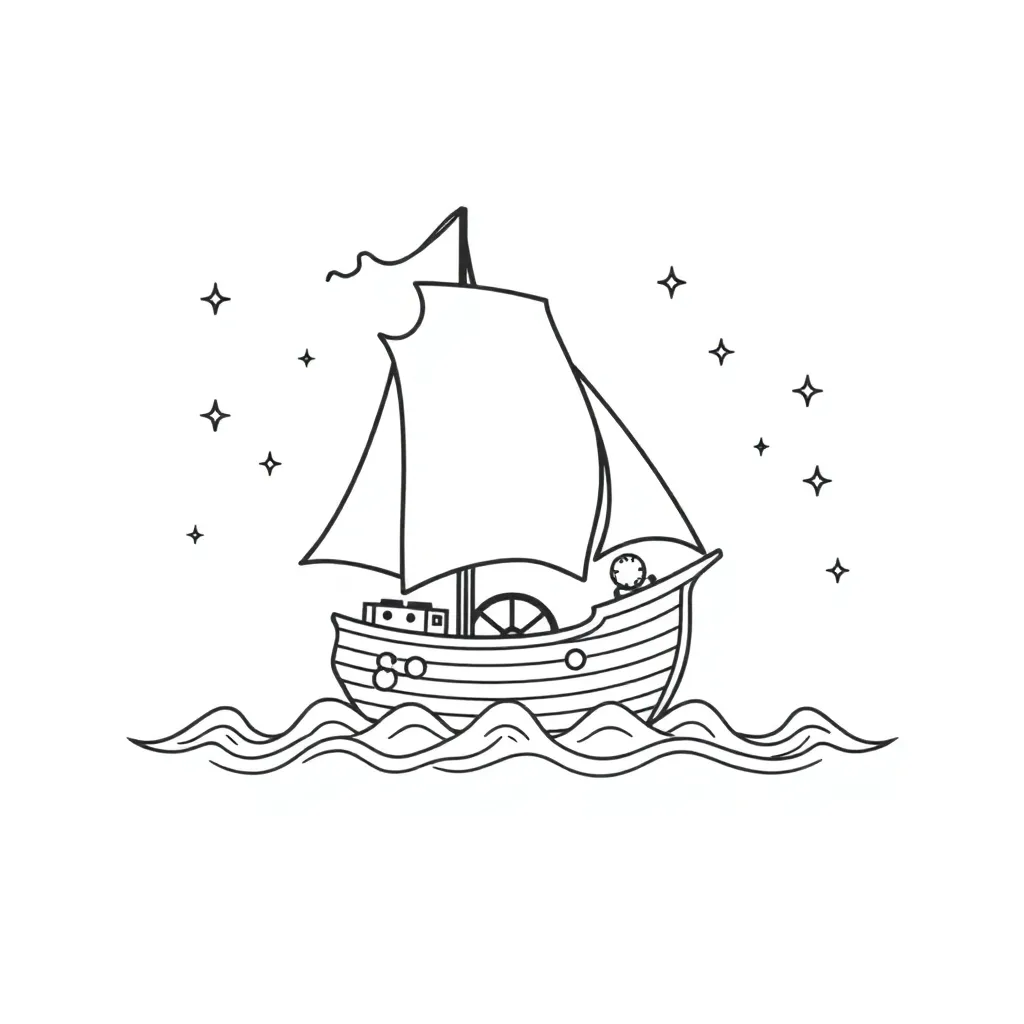 European ships sailing to the New World