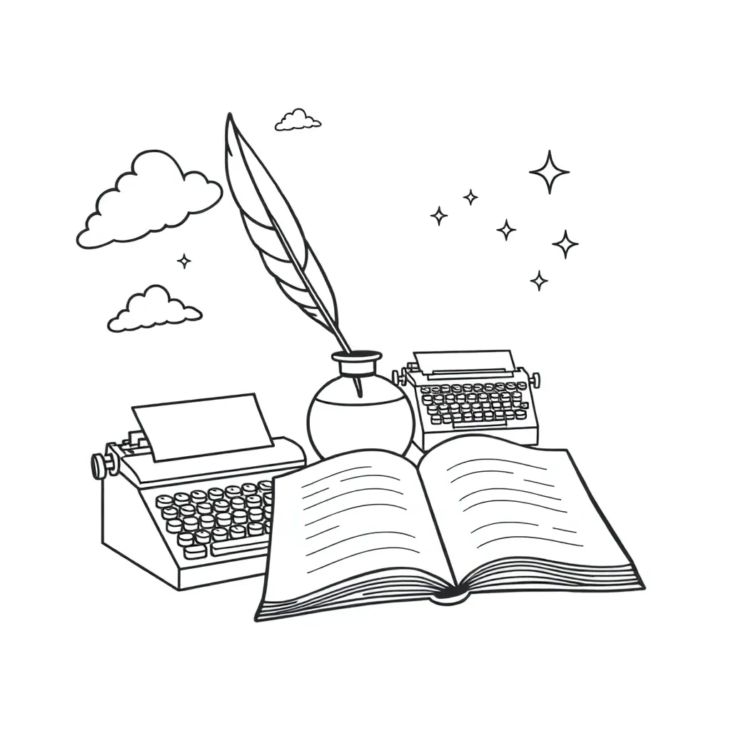 Creative writing illustration