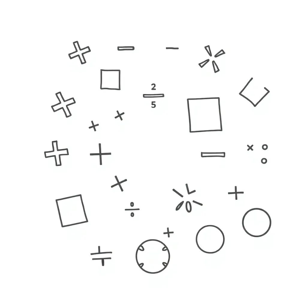 Algebraic expressions and factorisation symbols