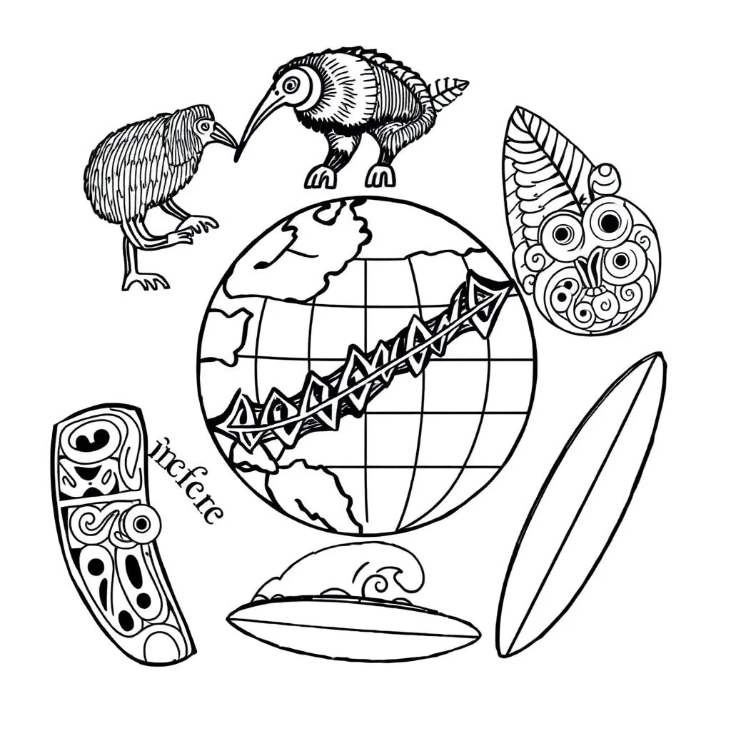 Global connectivity illustration