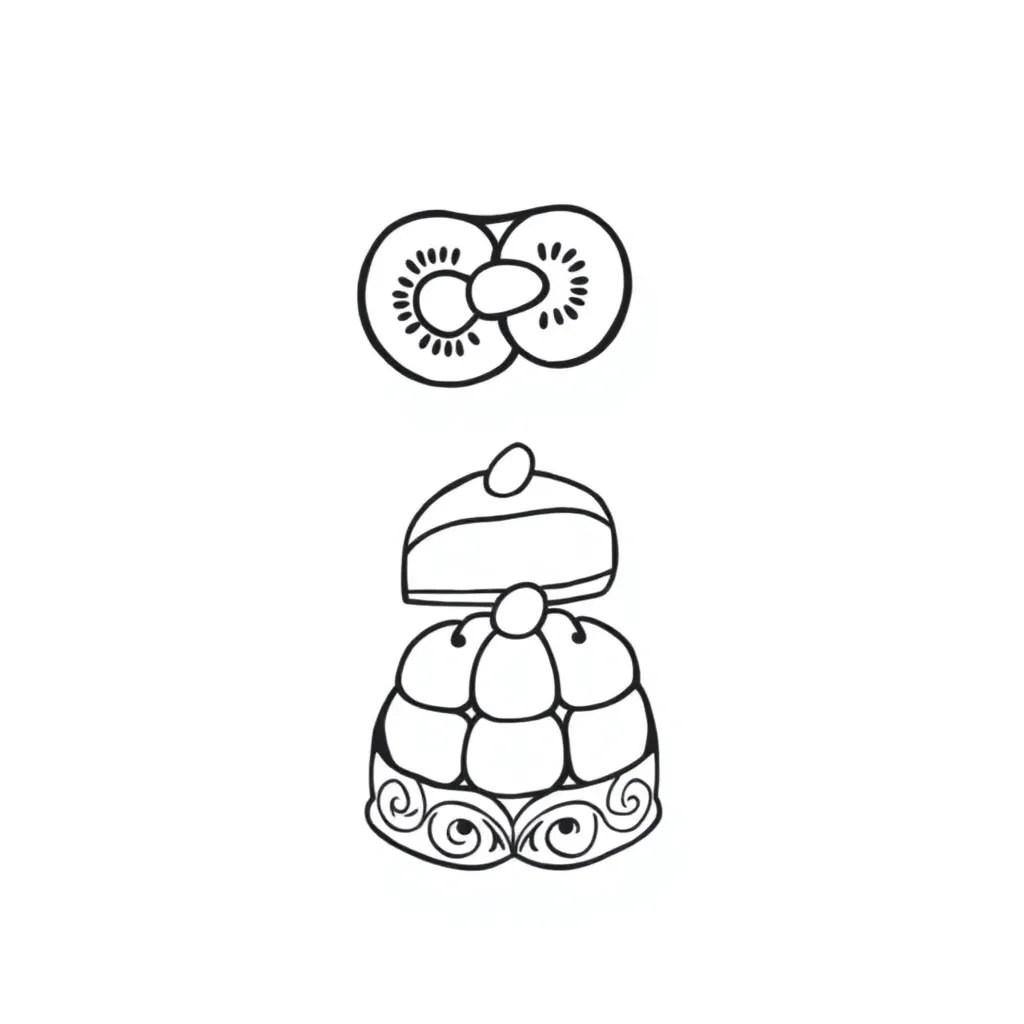Pizza slices showing fractions