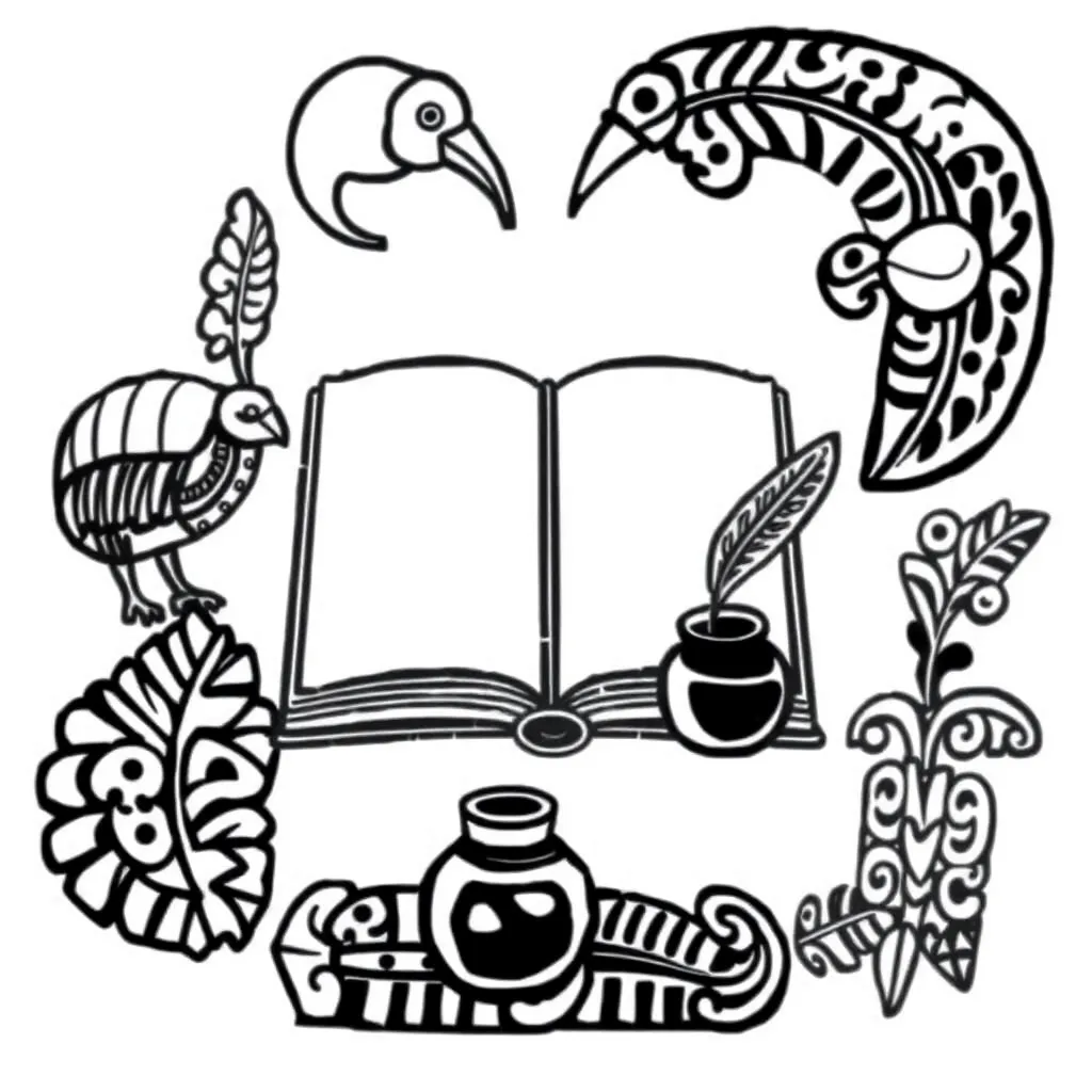 Student reading a book