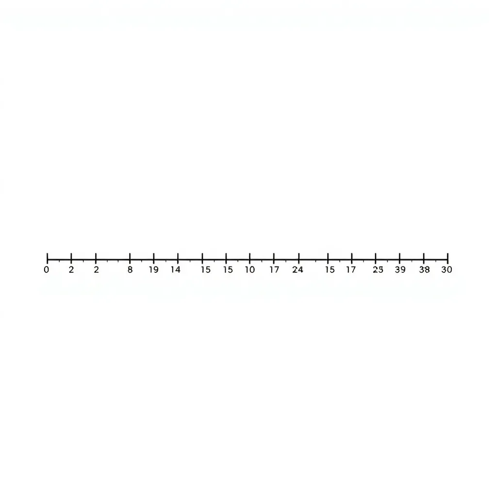 Decimal number line illustration