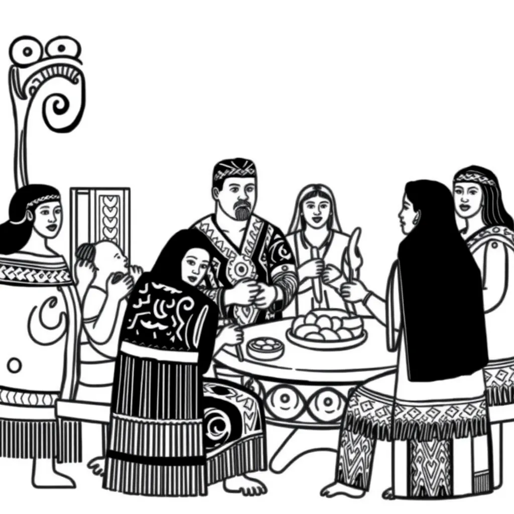 Family tree illustration
