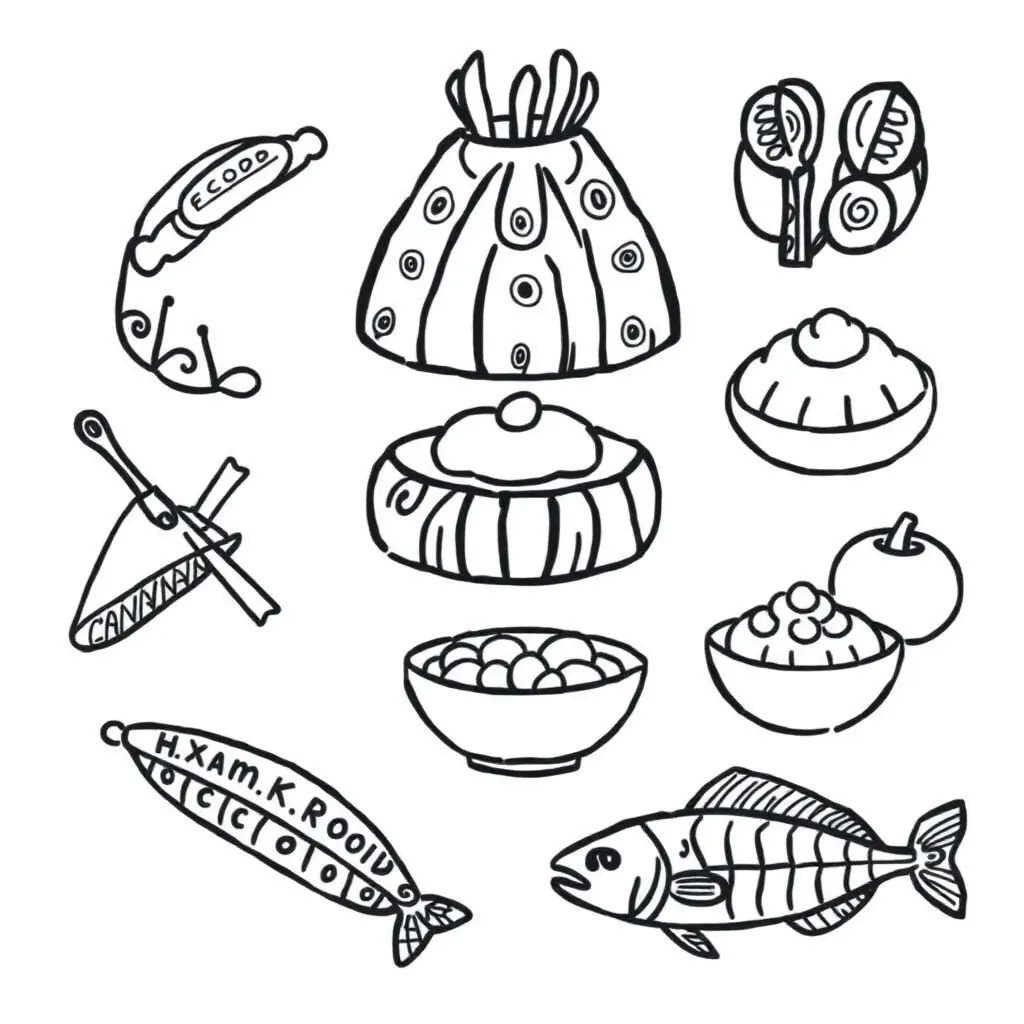 Healthy foods from different food groups