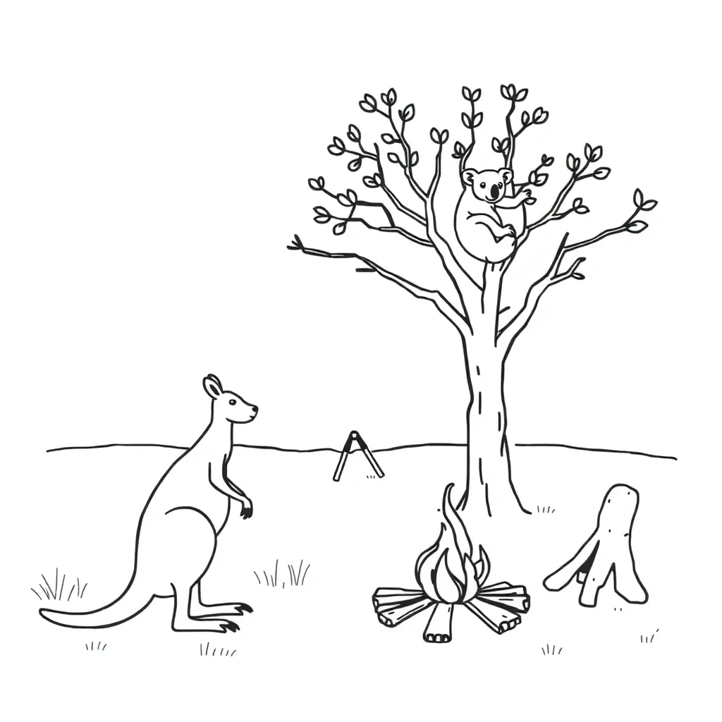 Medieval castle and social hierarchy illustration