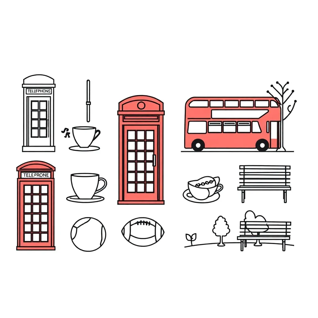 Children reading books with sight words floating around them