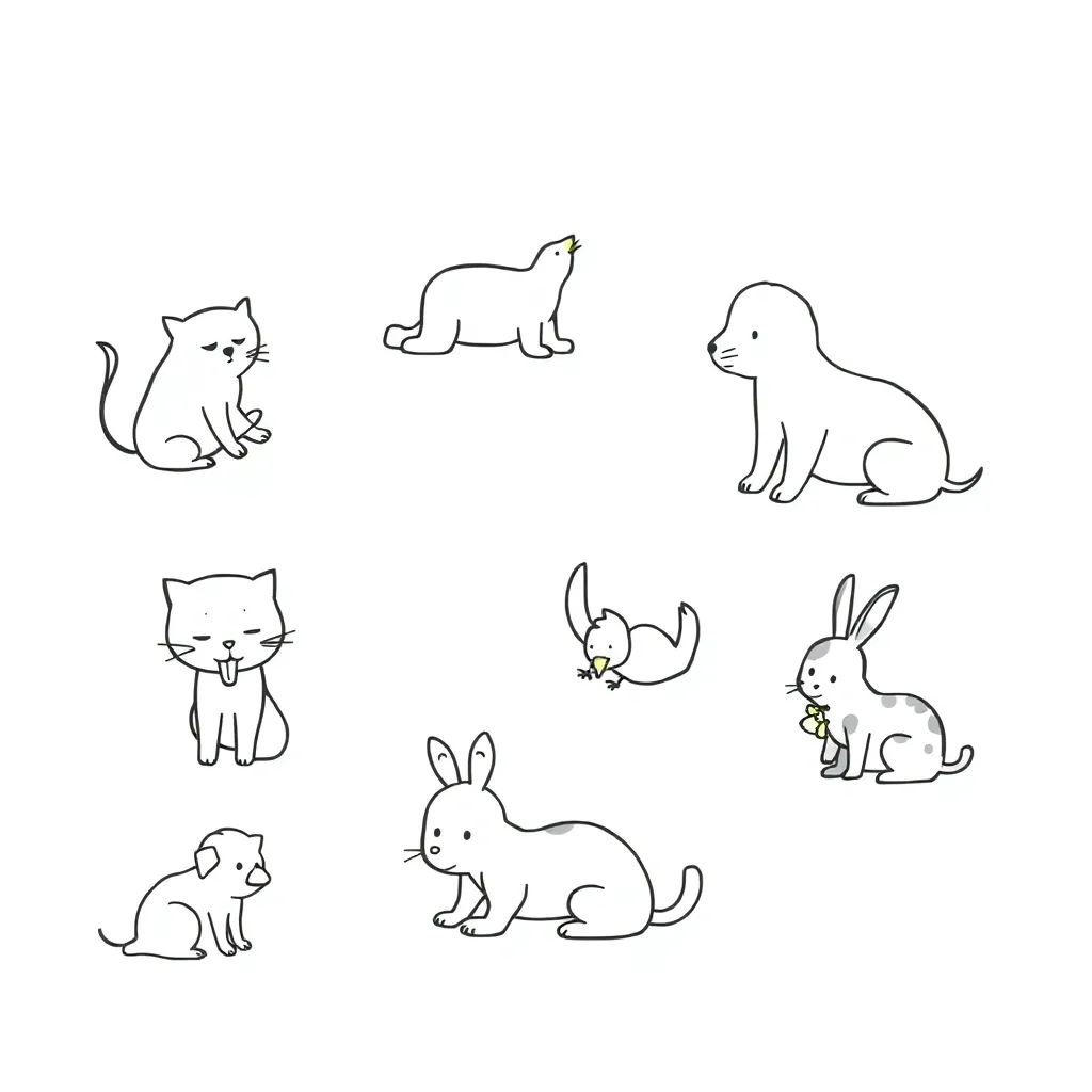 Colourful flashcards with sight words