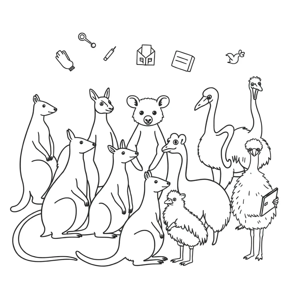 People from different eras showing changing social roles
