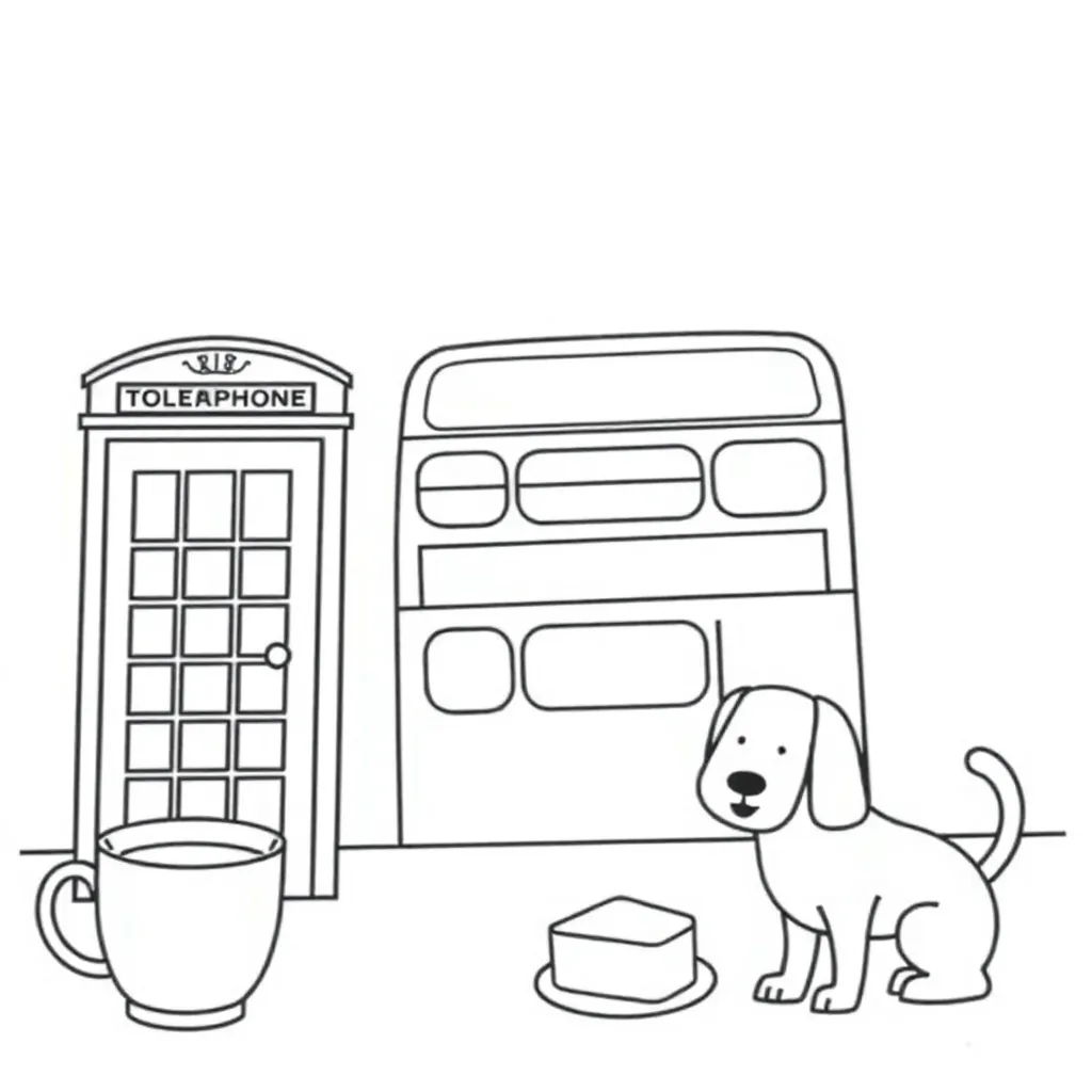 Colourful sight words illustration