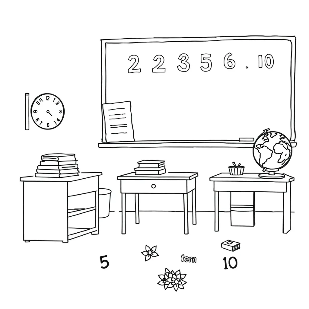 Times tables illustration