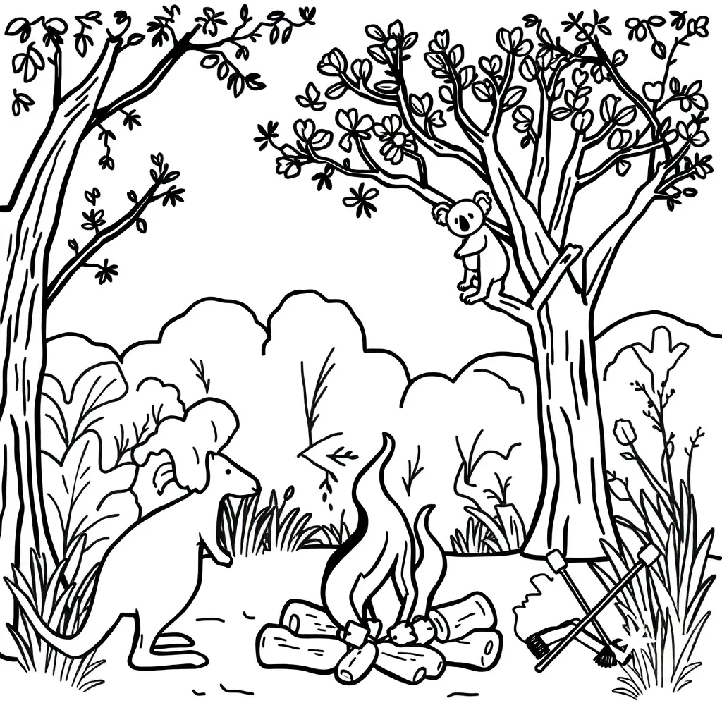 Adventure story illustration