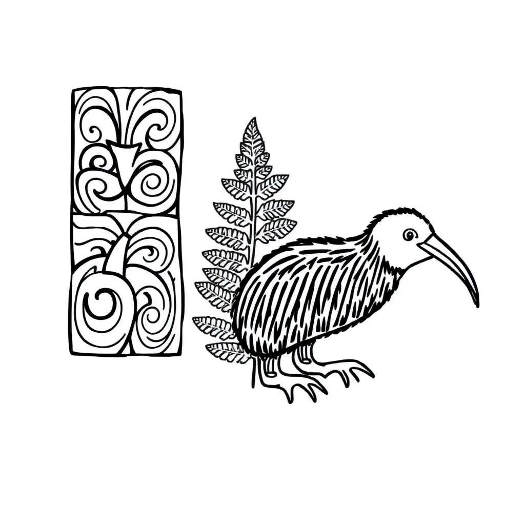 Coastal Māori village scene from The Whale Rider
