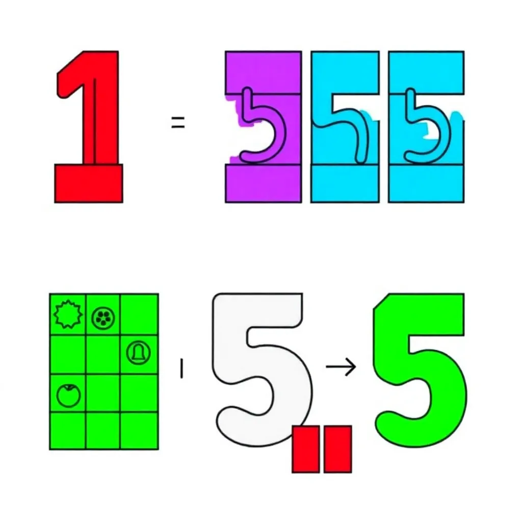 Colorful numbers with place value blocks
