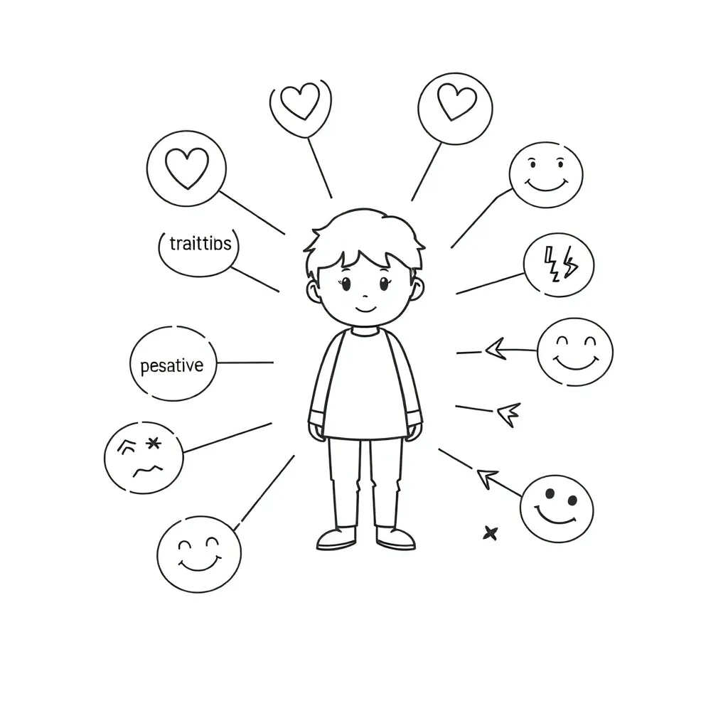 Characters talking and connecting