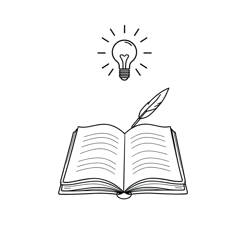 Student writing at desk