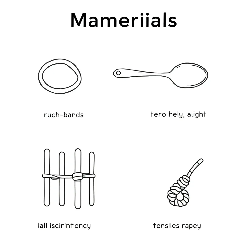 Different materials like metal, wood, and plastic