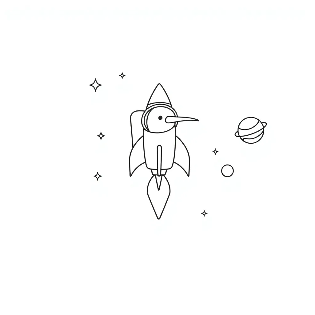 Sun, Moon and stars in space