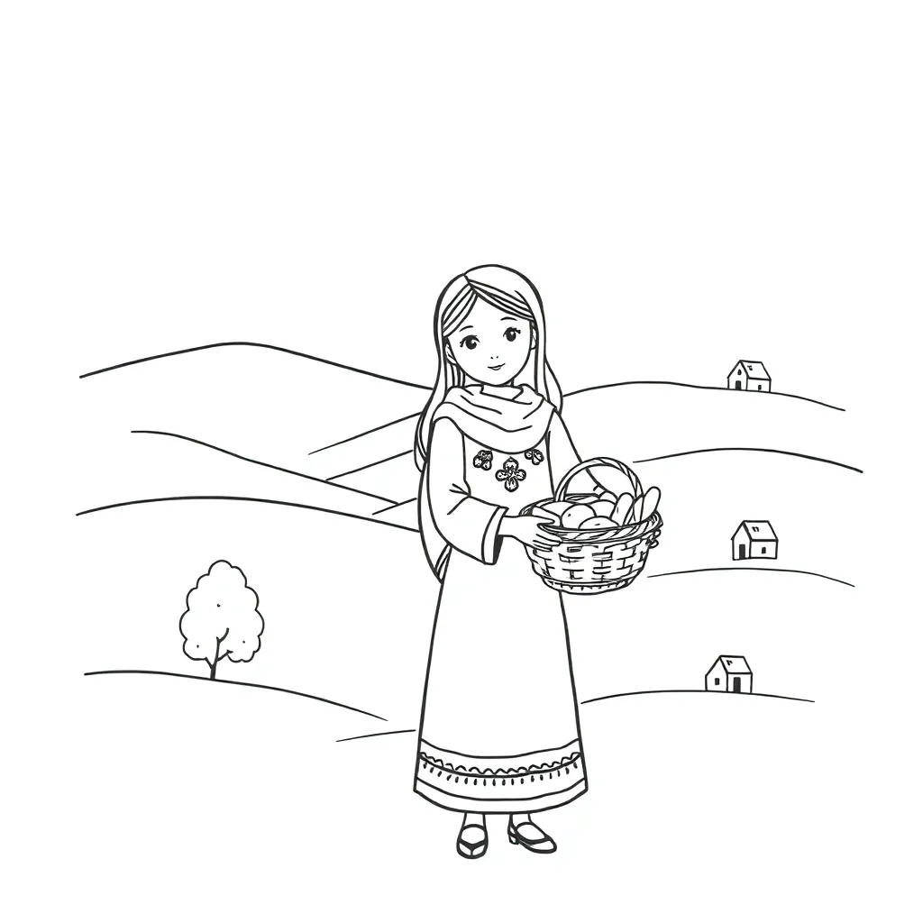 The Breadwinner book cover with Parvana illustration