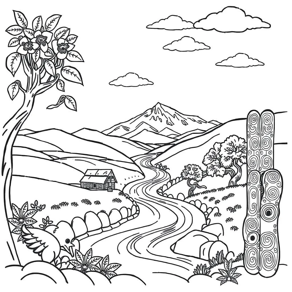Writing and descriptive language illustration