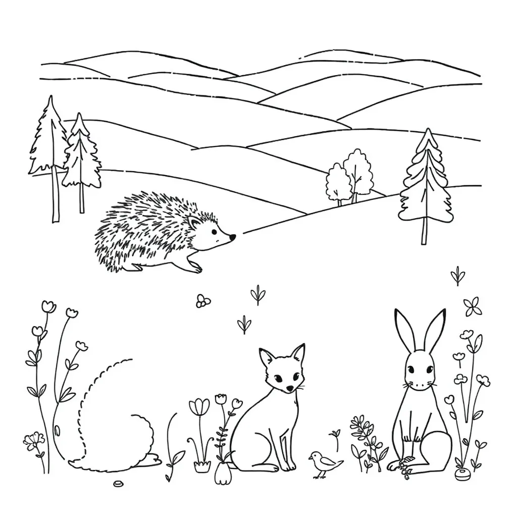 Numbers and comparison symbols illustration
