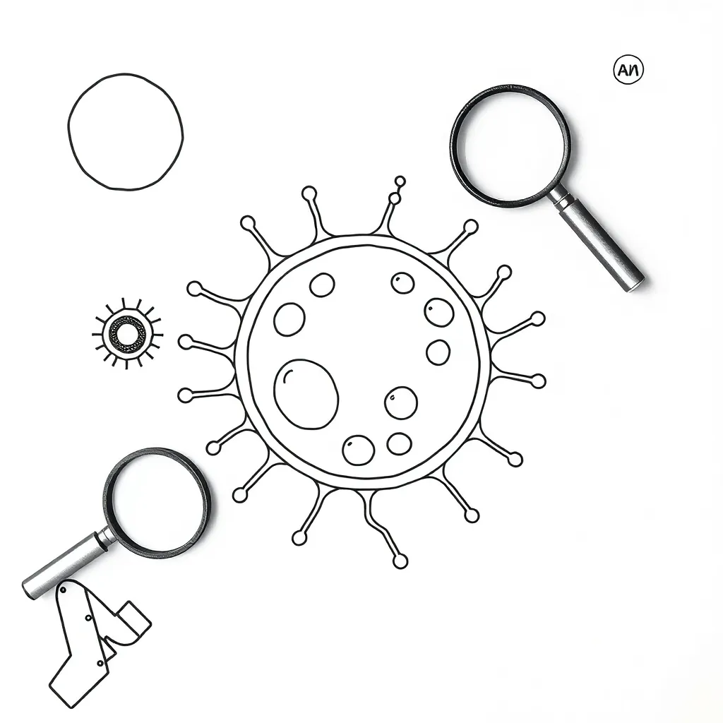 Cell structure diagram