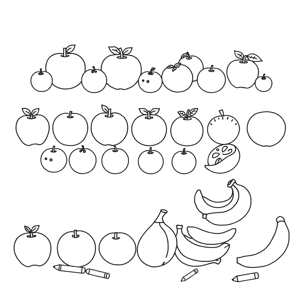 Colorful array of apples arranged in rows and columns