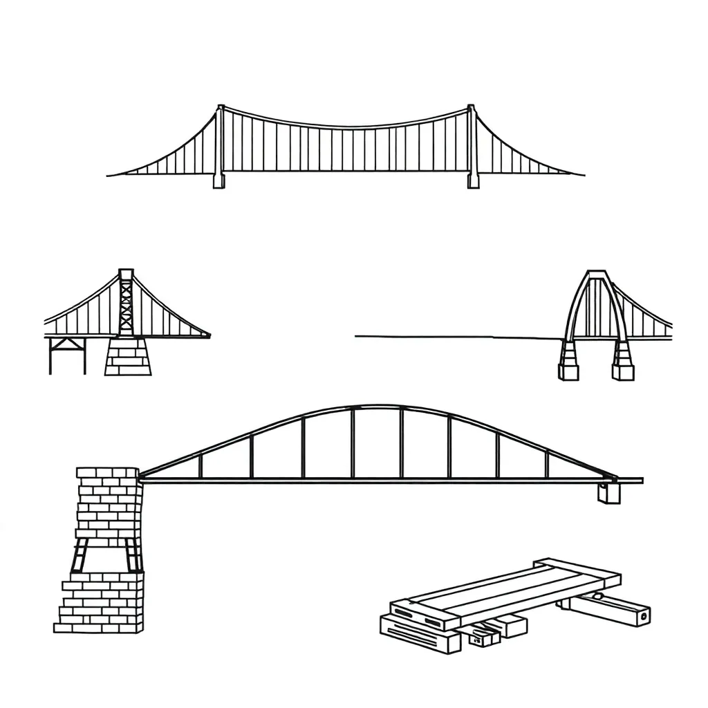 Bridge with textile reinforcement