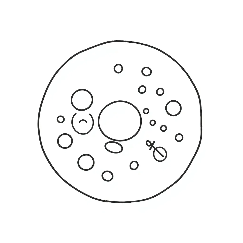 Cell structure diagram