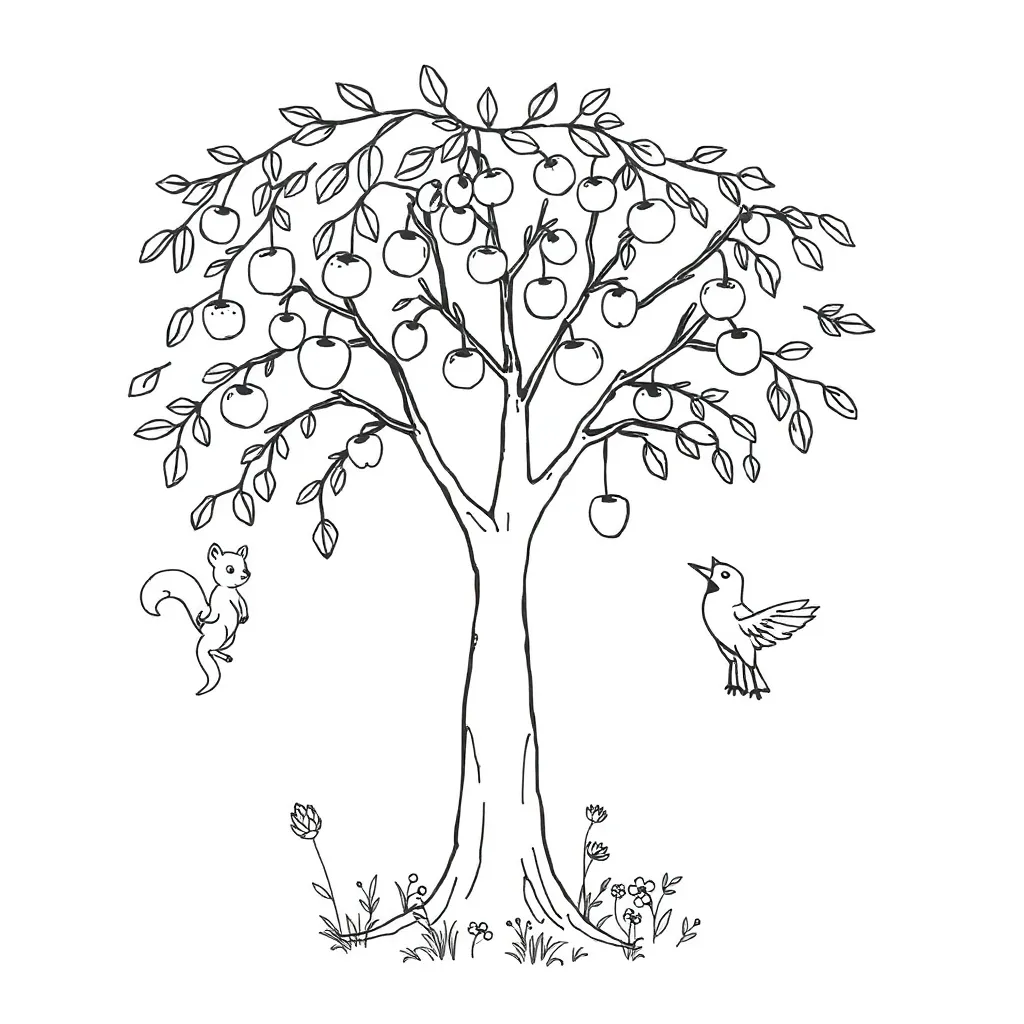 House with mouse illustration