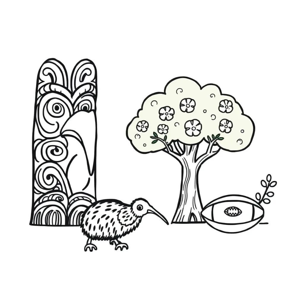 Poetry and rhyming words illustration