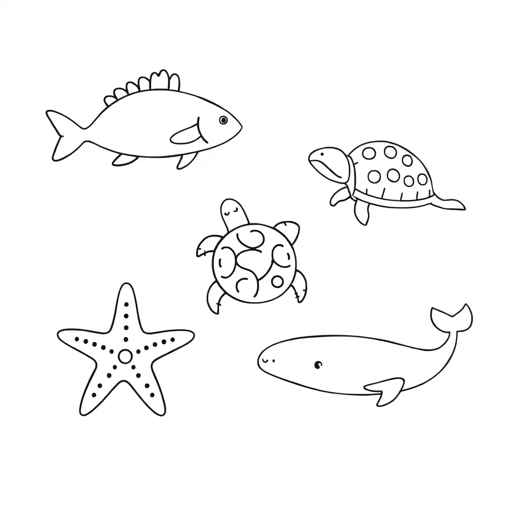 Auslan sea creatures signs