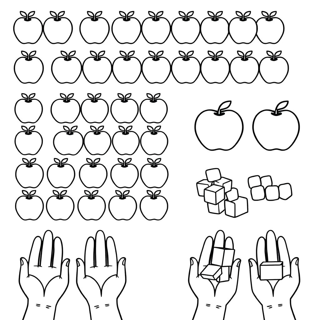 Array multiplication illustration