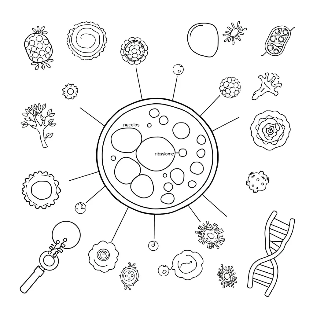 Cell structure diagram