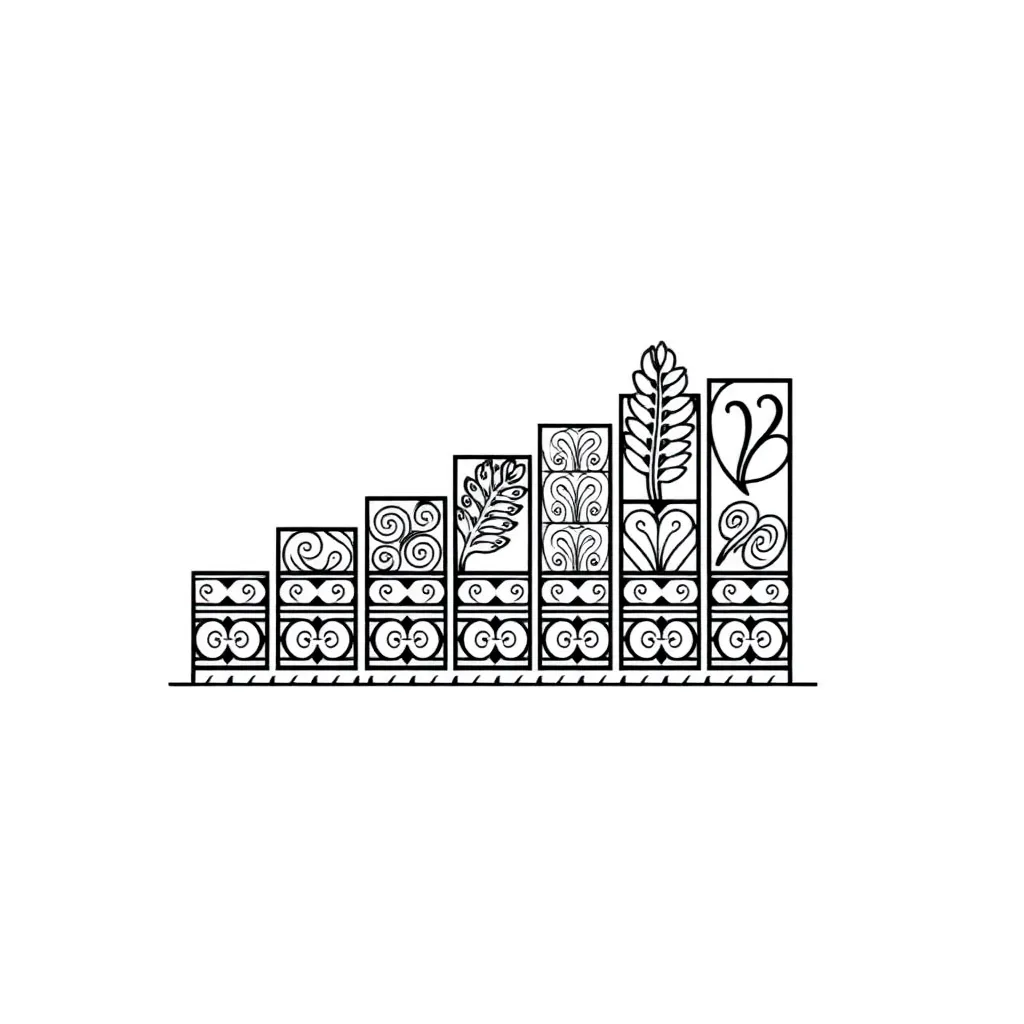 Bar graph illustration