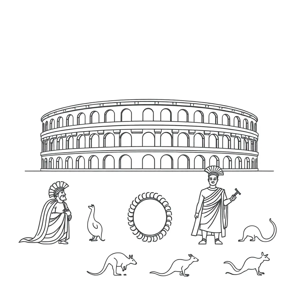 Roman Forum illustration
