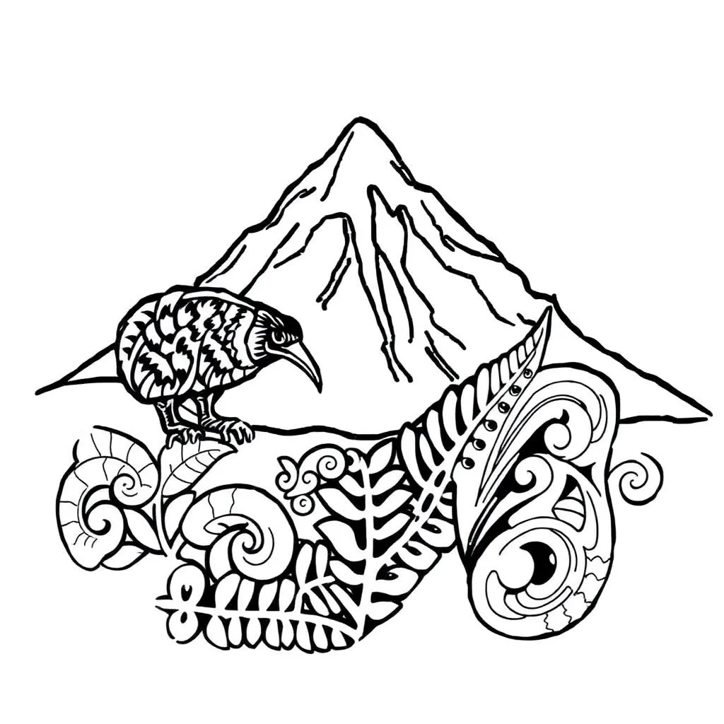 Diamond-shaped poem illustration