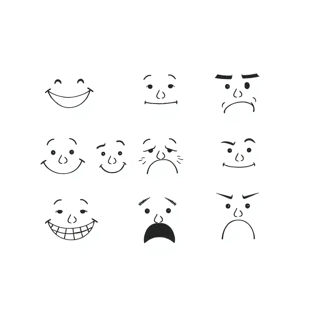 Words with different meanings illustration