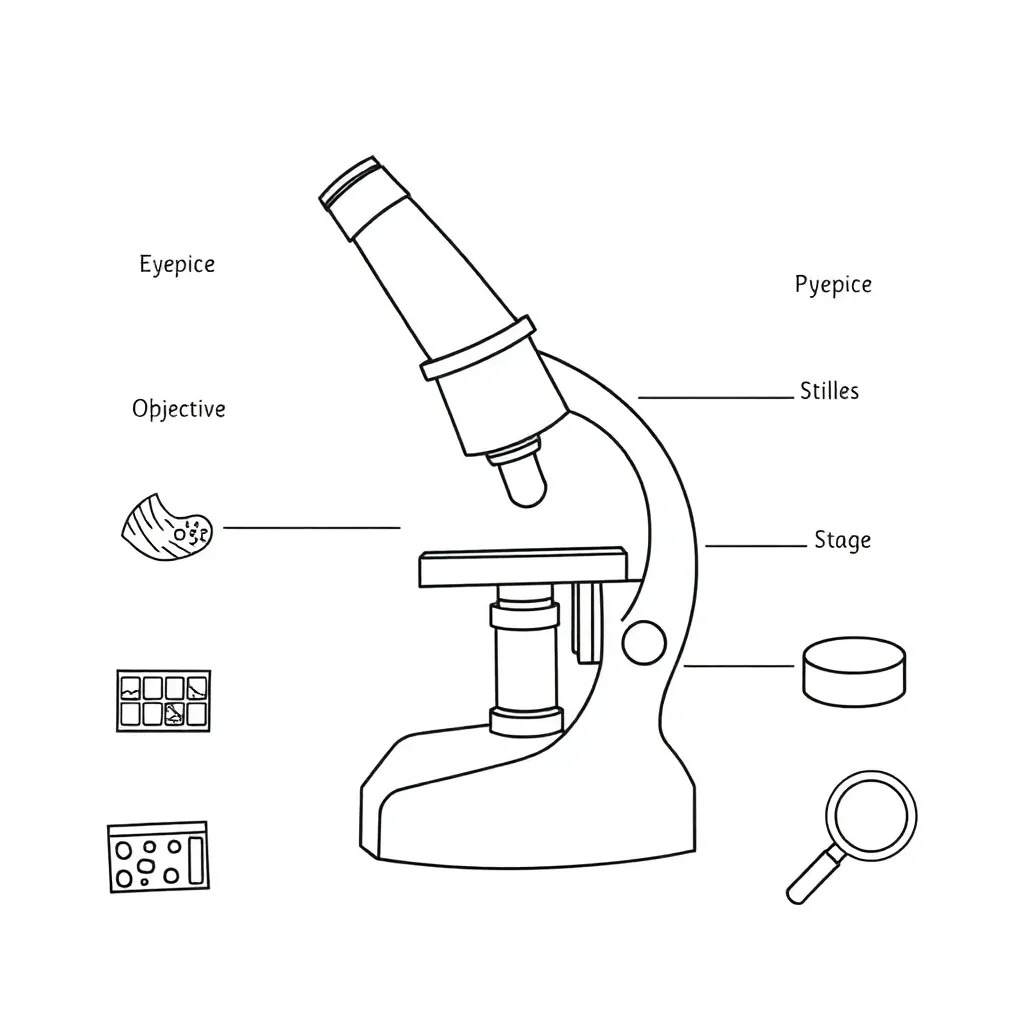 Microscope diagram