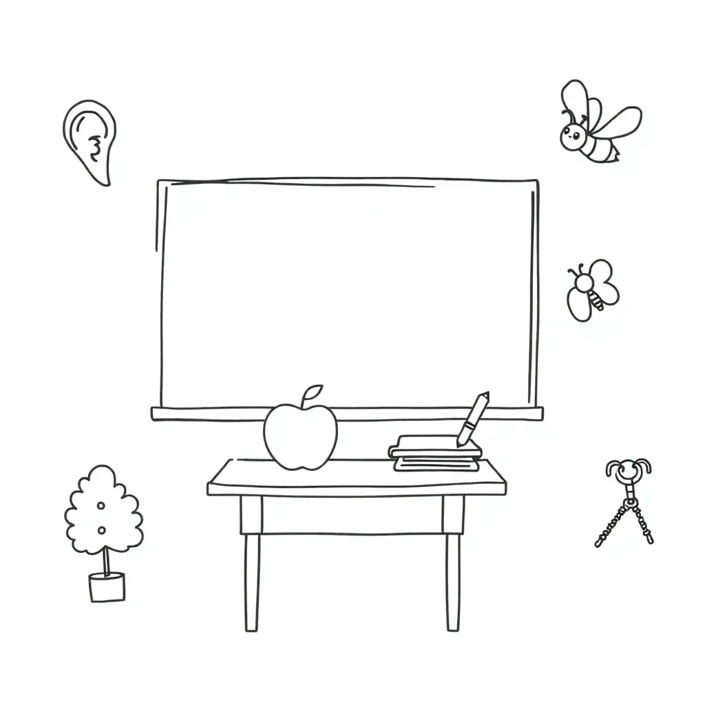 Worksheet illustration