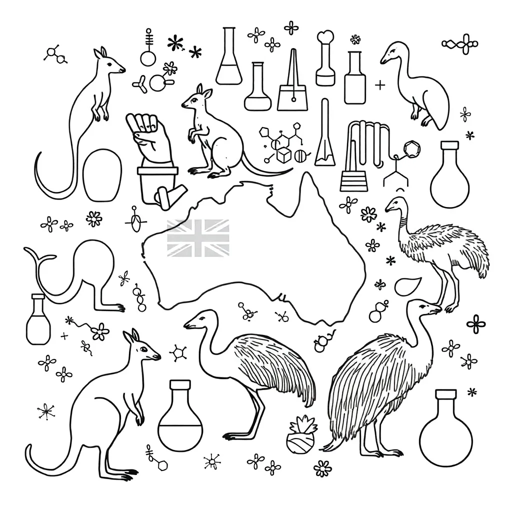 Chemical formulas and molecular structures