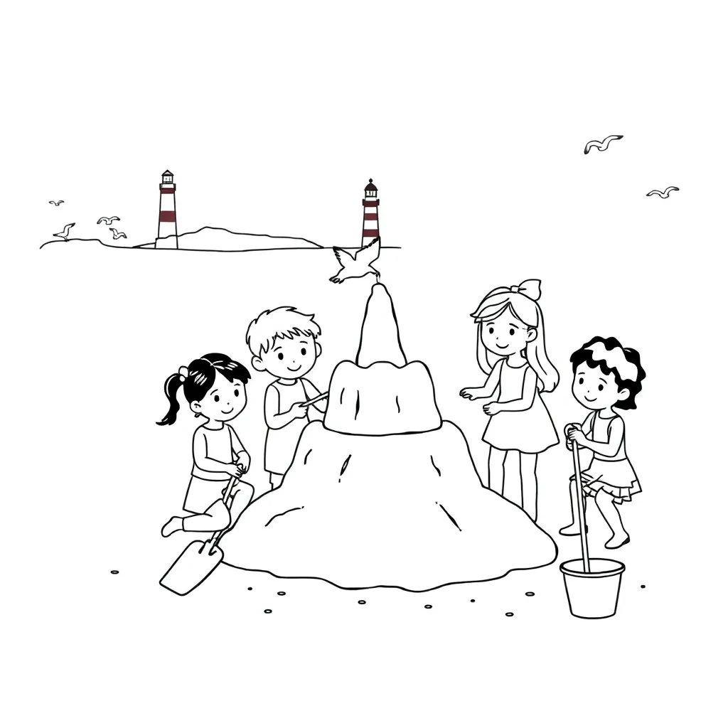 Students working together in a team