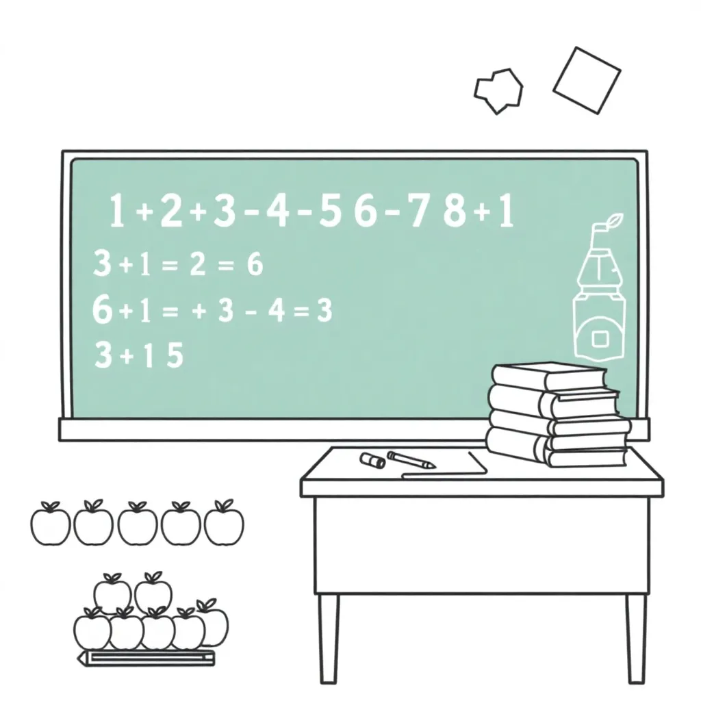 Students working with multiplication problems
