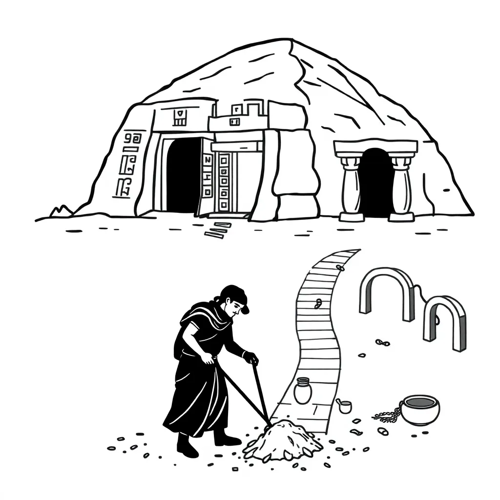 Ancient artifacts and historical documents